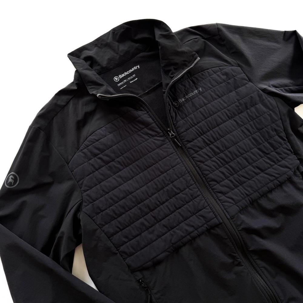 Backcountry Jacket Mens Size XL Wasatch Crest Hybrid Black Full Zip Quick Dry - Picture 4 of 9